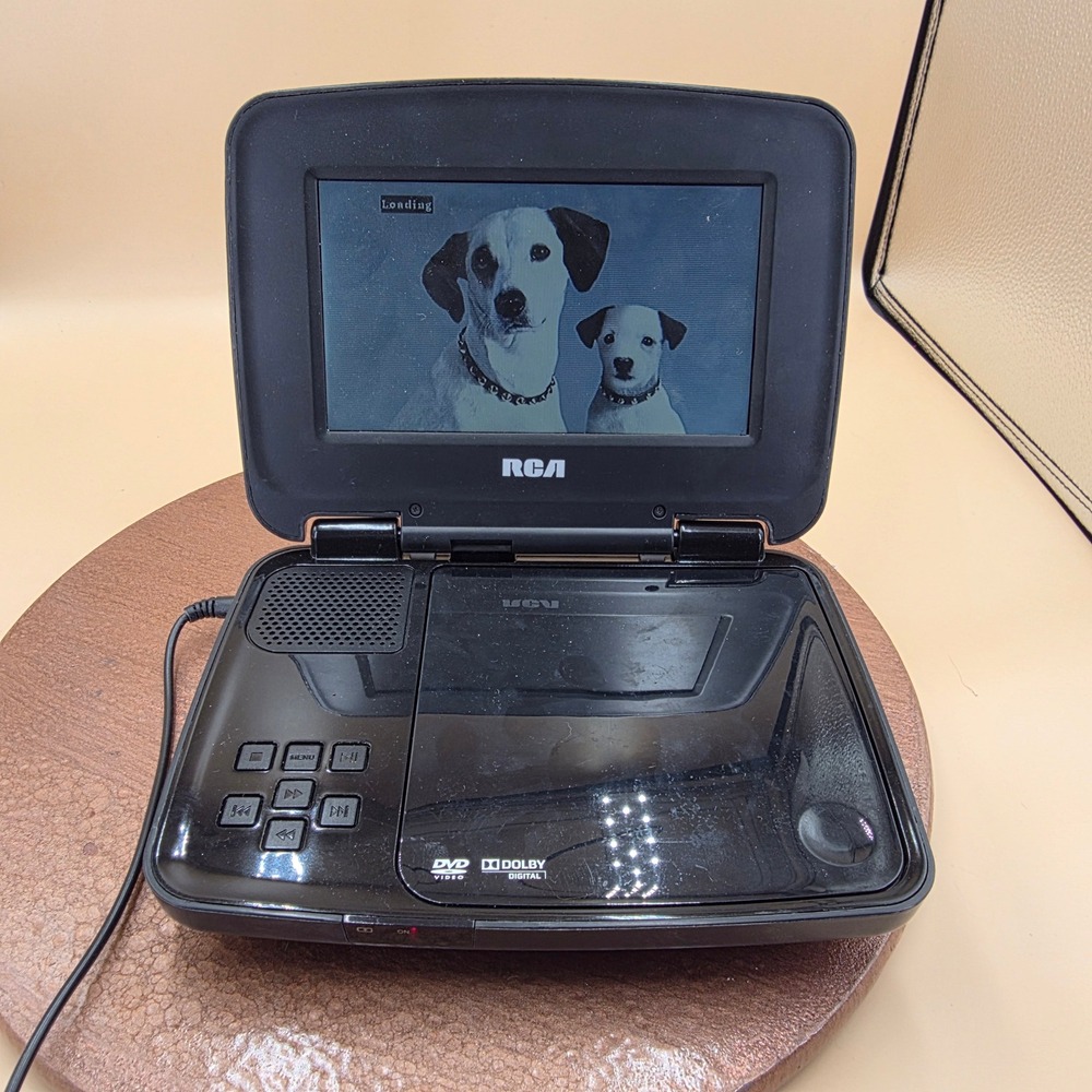 RCA DRC99371EB Portable DVD Player 7 Inch LCD Screen Black Tested Working
